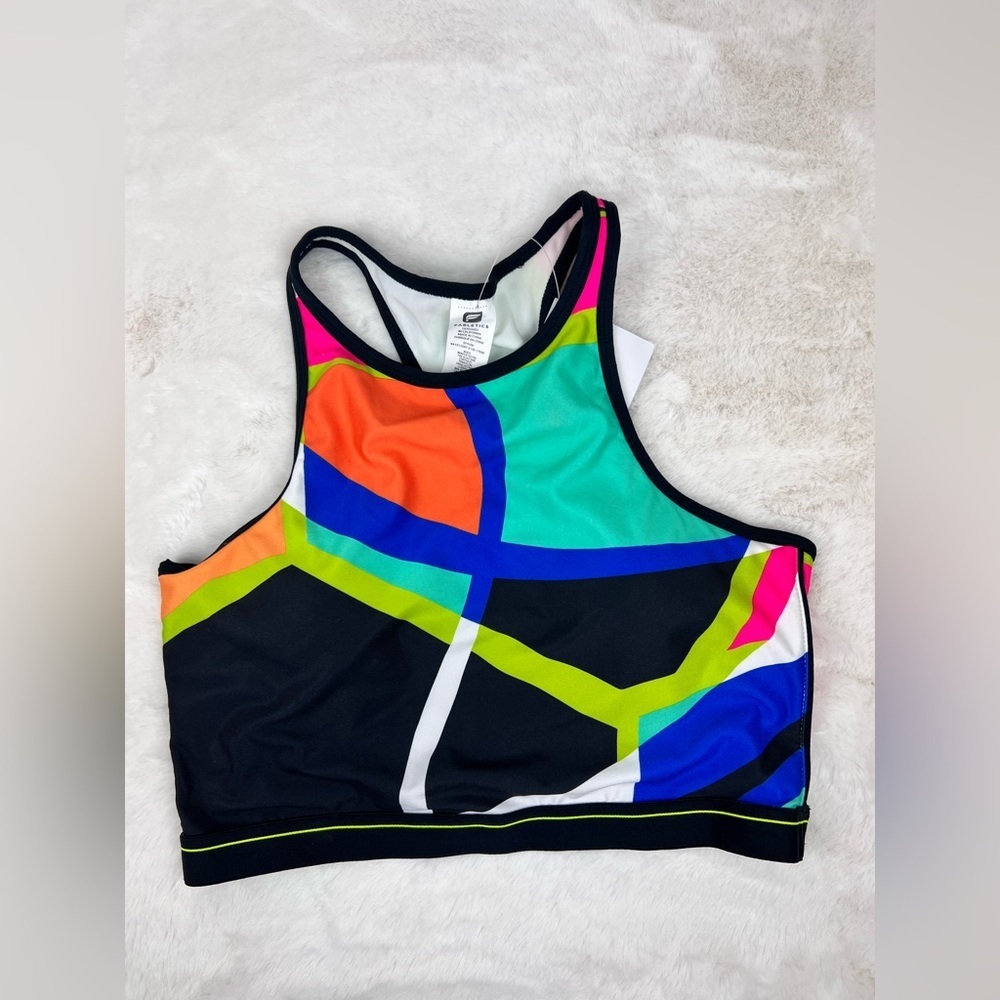 NWT: Fabletics Size S Colorblock Sports Bra